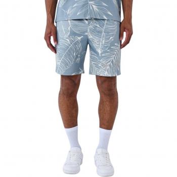Project X Paris Luxuriant Printed Shorts - Blue Green XL
