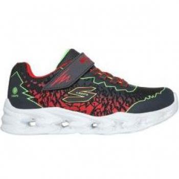 Skechers S Lights Vortex 2.0 Zorento - Negro/Rojo