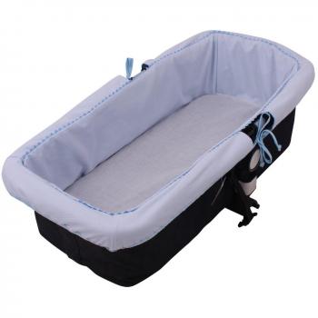 Tititnins® - Funda Capazo Goma compatible con Bugaboo Camaleon 2 y 3 Plus PIQUE CELESTE.Celeste - Acolchado Transpirable-