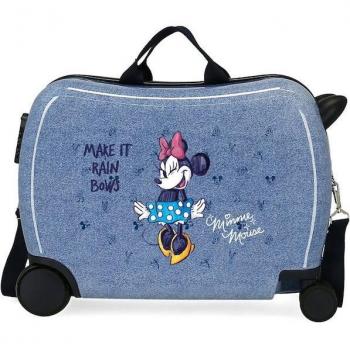 Disney Minnie Make It Rain Bows Maleta Infantil Correpasillos Rígida Azul de Cabina 34L
