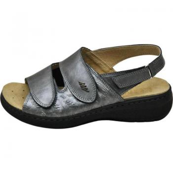 Zapatos para Plantillas Lumel modelo para mujer color negro con plantilla extraíble de piel antracita-negro