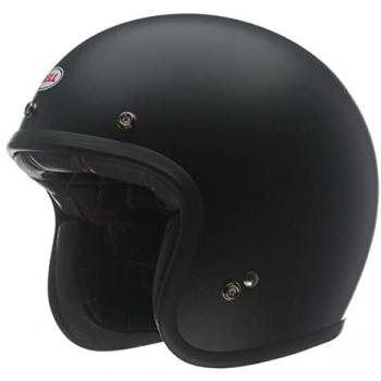 BELL Casco Jet Custom 500 Vintage Negro Mate - Casco jet, diseño vintage, color negro mate, talla XS
