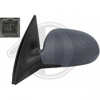 Espejo retrovisor DIEDERICHS 6835125 con diseño específico para vehículos, cristal convexo para mayor visibilidad, fácil instalación, acabado de alta calidad y resistencia a condiciones climáticas adversas