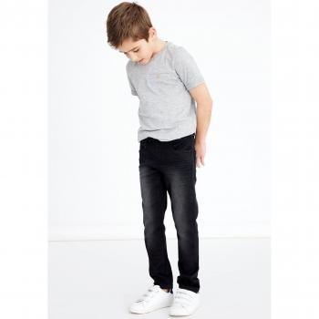 Pantalón vaquero de niño Robin con tejido de sudadera y corte recto