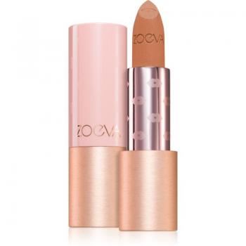 ZOEVA Velvet Love Matte Hyaluronic Barra de Labios 3.9 g Tono Barbara - Larga Duración, Acabado Mate, Castaño Claro