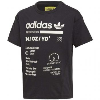 Adidas Kaval – Camiseta, Niños, DH3223, Negro, 164