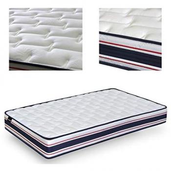 Colchón Viscoelástico Clásico Sport 90x180 cm - Firmeza Alta, Termoregulador, Hipoalergénico, Transpirable, Tacto Suave