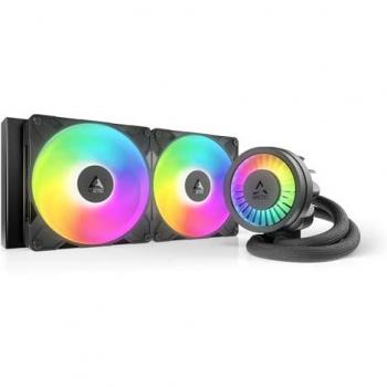 ARCTIC Liquid Freezer III Pro 280 A-RGB Black - All-in-One Liquid CPU Cooler with PWM Pump and VRM Fan, 2x140mm Fans, Compatible with AMD AM5/AM4 & Intel LGA1851