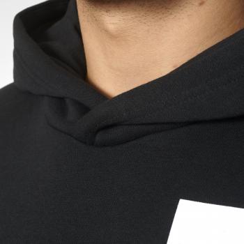 adidas ESS Logo P/O B Sudadera, Hombre, Negro