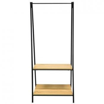 Perchero de Madera con Estantes Syen - Perchero funcional y decorativo, fabricado en madera de alta calidad, incluye estantes para almacenamiento adicional, diseño moderno y elegante, ideal para entradas y pasillos, fácil de montar