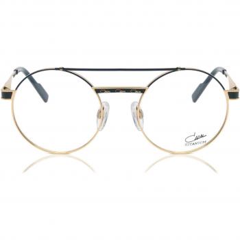 Cazal 7090 001 Armazones para Hombre Dorados con lentes recetados, diseño elegante y sofisticado