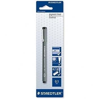 Staedtler 30801-9BKD - Delineador, 0.1mm, Negro