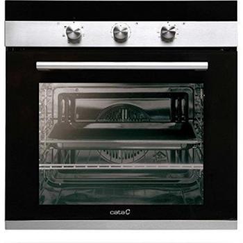 CATA CM 760 AS BK Horno multifunción, 2400 W, 50 litros, Acero Inoxidable, Negro