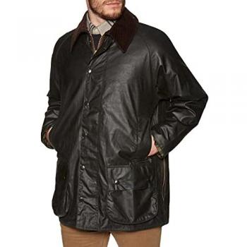 Barbour Beaufort Men's Wax Jacket - Sage - Size 42 Inch