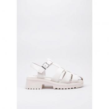 Krack Core Borneo Sandalia de Plataforma Mujer Beige