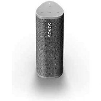 Sonos Roam altavoz portátil, 10 horas de autonomía, Impermeabilización Certificado IP67, Wi-Fi y Bluetooth, Multiroom, Apple AirPlay 2, Tecnología Trueplay, Control por voz y con Sonos App - Blanco