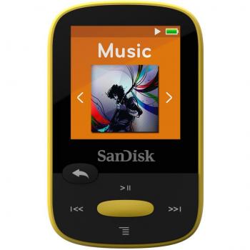 SanDisk Clip Sport - Reproductor MP3 de 8 GB, color amarillo