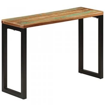 Mesa Consola 110x35x75 cm Madera Maciza Reciclada Vidaxl