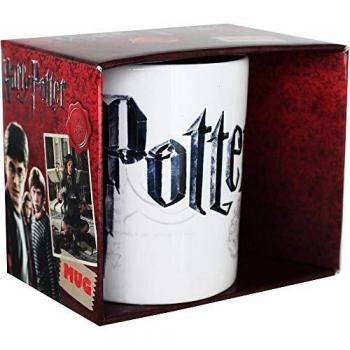 HARRY POTTER Taza 320 Ml Logo, Cerámica, Multicolor, 11 x 12.5 x 1.3 cm
