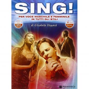 Método de Canto Sing! para Voz Masculina y Femenina en Todos los Estilos con 4 CD y DVD