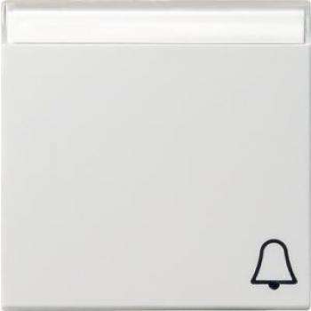Gira System 55 Glossy White Doorbell Symbol Rocker Switch (067303)