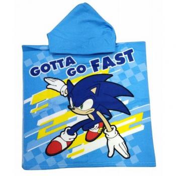 Poncho Microfibra Sonic para Piscina y Playa - 110 x 55 cm, Absorbente, Compacto, Ligero