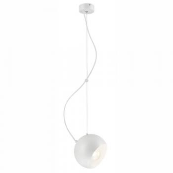Lámpara de Suspensión Inez, Metal Blanco, 85x17x17 cm