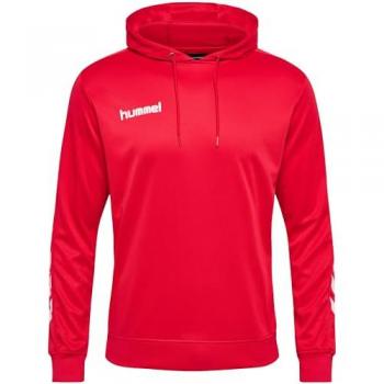Hummel hmlPROMO Poly Hooded Sweatshirt - Red XL Regular Fit