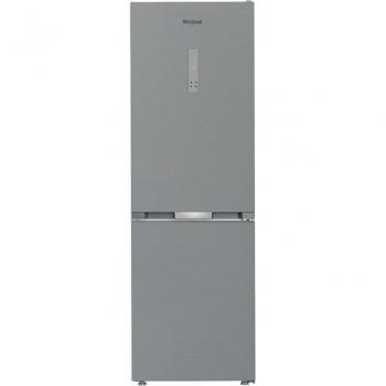 Frigorífico Combinado Whirlpool No Frost 316L Clase C Inox 1.85m Pantalla LED Zona Fresh