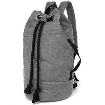 LOSMILE Lona Bolsos Mochila Hombre Mujer Bolsos Bandolera Bolsas de Cuerdas Bolsas de Viaje Bolsas de Gimnasia Mochilas Tipo Casual Mochilas para Deportes y Aire Libre.