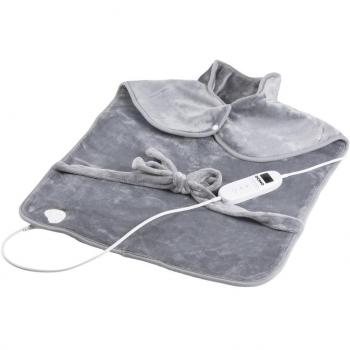 Domo DO636K Manta Eléctrica para Cuello y Espalda XL 100W, Gris, con Calentamiento Rápido y 9 Niveles de Temperatura