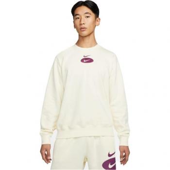 Sudadera Nike Sportswear Swoosh League M, Sudadera sin Capucha Hombre, Color Blanco