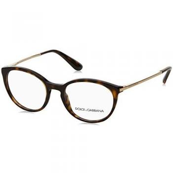 Dolce & Gabbana 0Dg3242, Monturas de Gafas para Mujer, Marrón