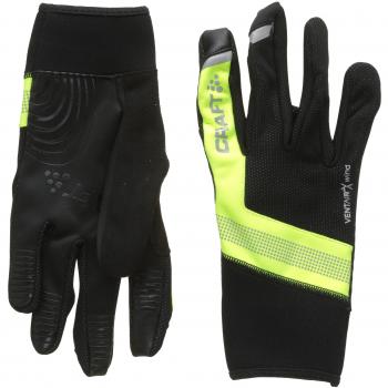 Craft Shelter – Guantes unisex, color Noir/Flumino, tamaño medium