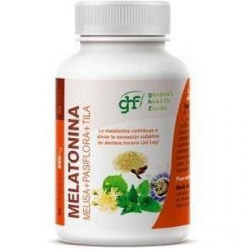 GHF Melatonina 650mg con Melisa, Pasiflora y Tila, 60 cápsulas