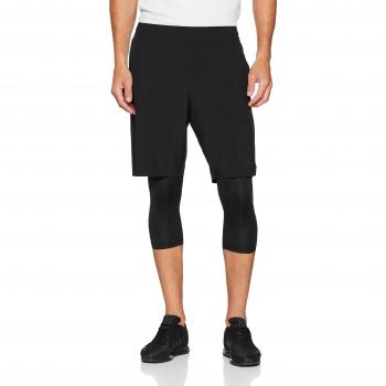 Adidas Tan Pl Shont Pantalón Corto, Hombre, Negro, XL