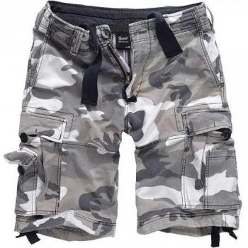 Brandit Vintage Shorts Urban L Snow Camo
