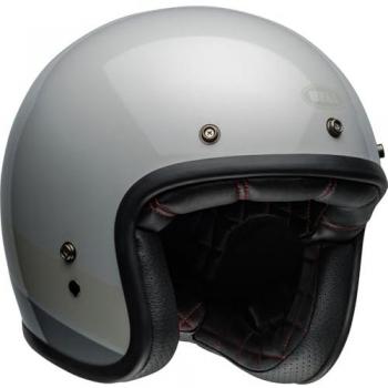 Bell Casco Jet Custom 500 Apex Plateado Adulto ECE6