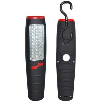Lámpara Magnética con Gancho 37 LEDs + 7 LEDs para Casa, Coche y Oficina