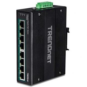 Trendnet TI-PG80B Gigabit Ethernet Network Switch with Power over Ethernet (PoE) - Black