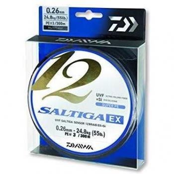 Daiwa - Fishing Braid Saltiga 12B 0.30 300M Chartreuse - 12696330