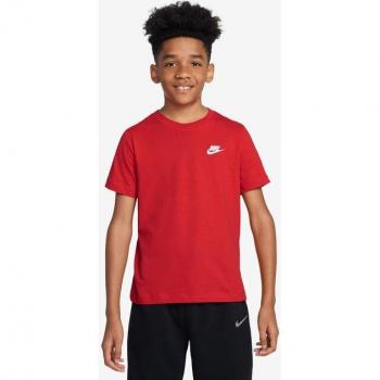 Camiseta Nike Sportswear para niños - Roja, Unisex, Talla M (10-12 años)