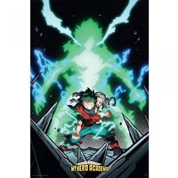 Póster My Hero Academia Eri e Izuku - 91.5x61 cm - Decora tu hogar