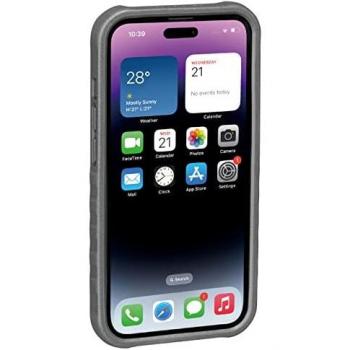 Topeak RideCase para iPhone 14 Pro - Funda y soporte de teléfono resistente en color negro y gris