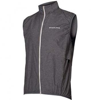 Chaleco cortavientos Endura Pakagilet Negro para hombre (M)