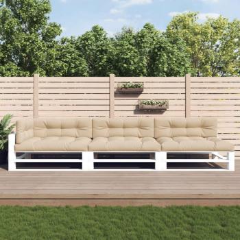 Cojines para palés 7 piezas Color Antracita, Gris, Beige - Cojín Decorativo de Asiento para Muebles de Salón