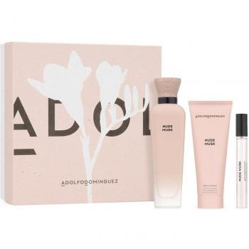 Adolfo Domínguez Agua Fresca Nude Musk Eau de Parfum 120 ml Gift Set with Body Lotion 75 ml and Miniature Eau de Parfum 10 ml