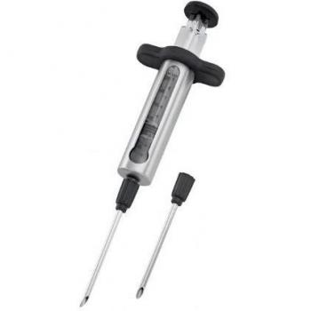 Siringa para Marinada BBQ Picante Küchenprofi con 2 Agujas de Acero Inoxidable