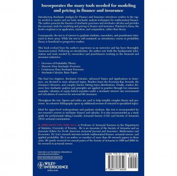 Introductory Stochastic Analysis for Finance and Insurance - Hardcover Edition
