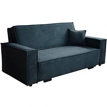 Sofá-cama Columbus 185 con función de sueño y caja de ropa de cama, dimensiones 192 x 85 x 98 cm